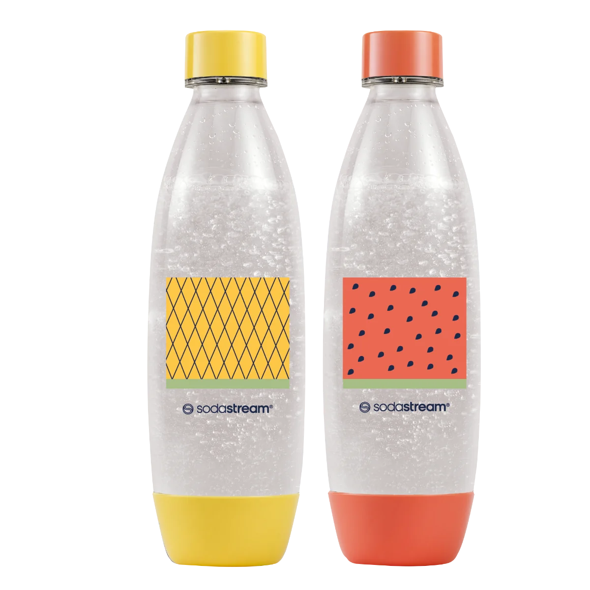 SodaStream Fuse Water Pomelo butelki do gazowania wody, 2 x 1 l