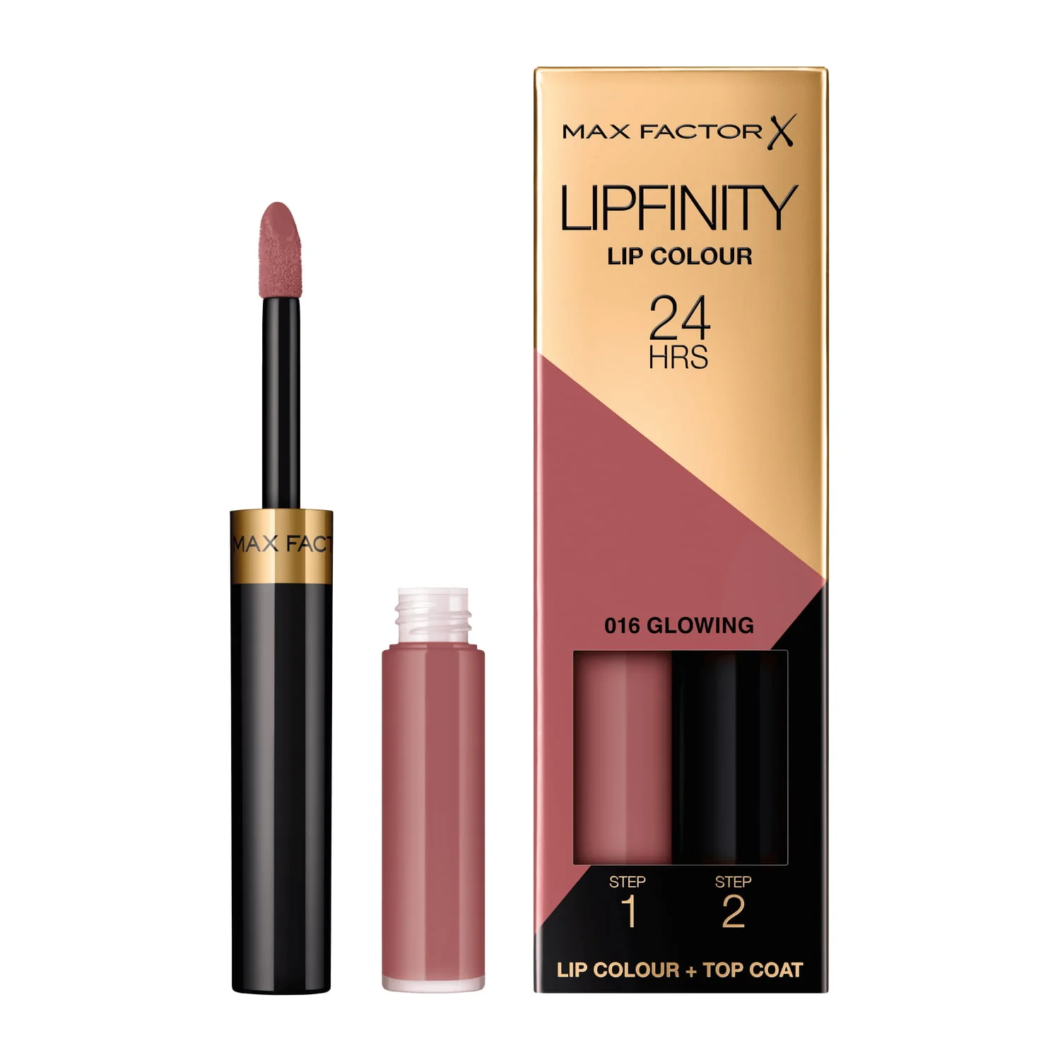 Max Factor Lipfinity Lip Colour 24 h dwufazowa pomadka do ust, 016 Glowing, 4,2 g