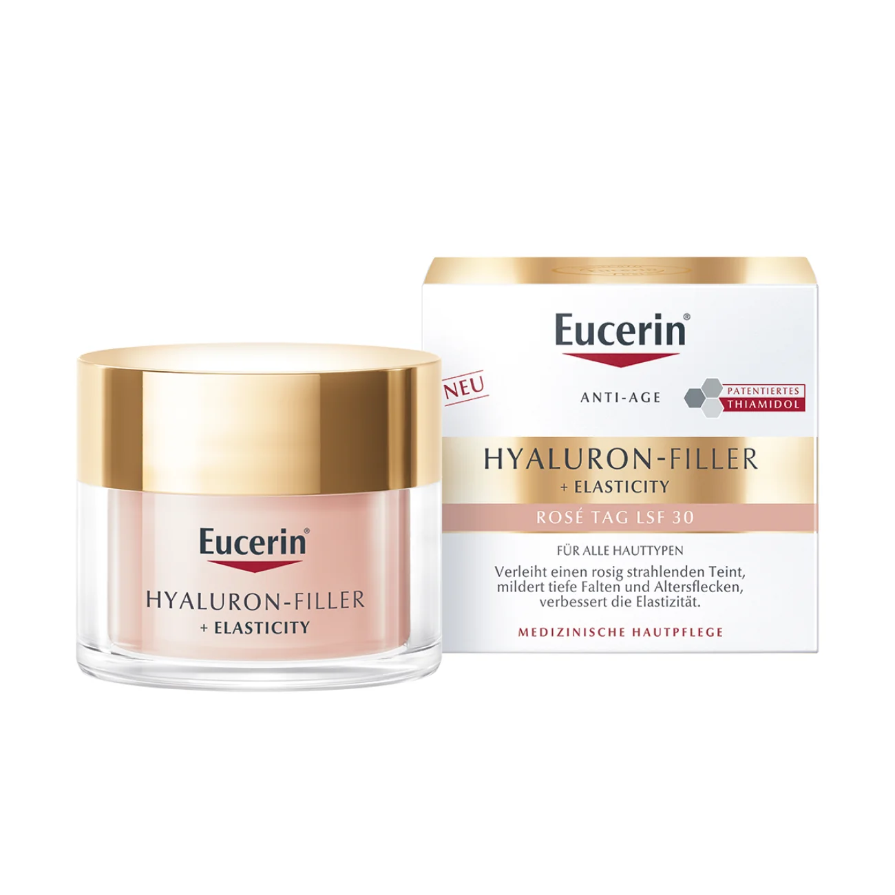 Eucerin Hyaluron-Filler + Elasticity Rose Krem na dzień z SPF 30, 50 ml