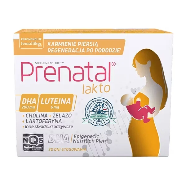 Prenatal Lakto 30 kapsułek twardych + 30 kapsułek miękkich