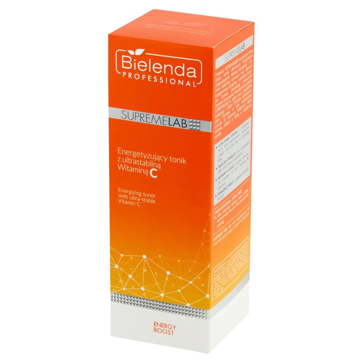 Bielenda Professional SupremeLab energetyzujący tonik z ultrastabilną witaminą C, 200 ml