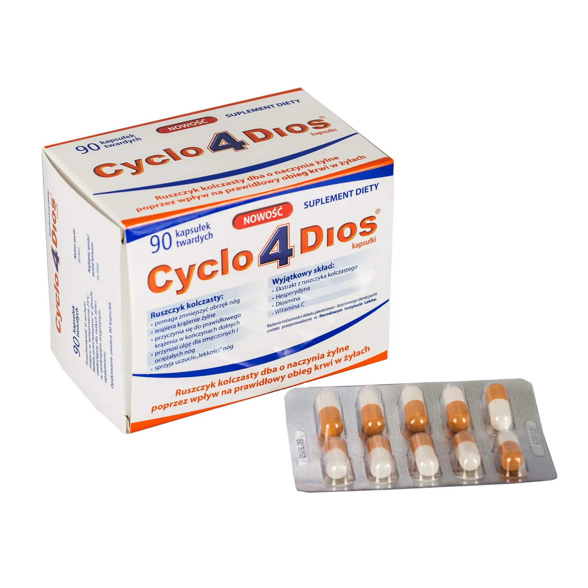 Cyclo 4 Dios, suplement diety, 90 kapsułek