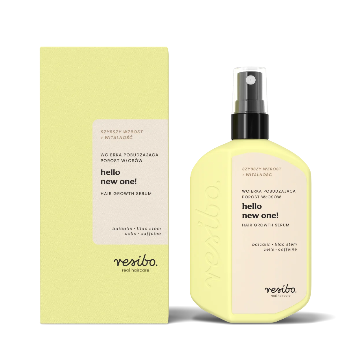Resibo Hello New One! wcierka pobudzająca porost włosów, 90 ml