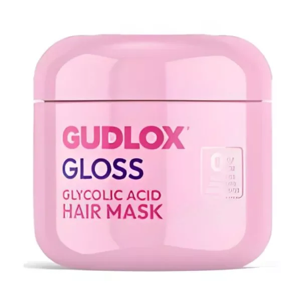 Gudlox Gloss maska nadająca włosom blask z kwasem glikolowym, 300 ml