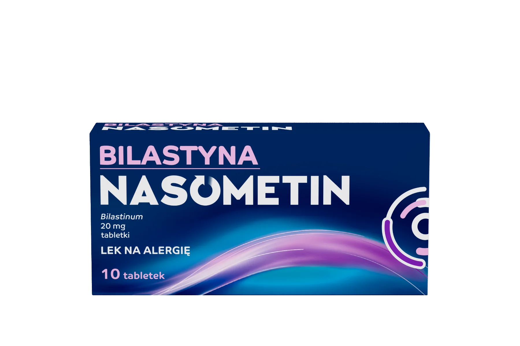 Bilastyna Nasometin 20 mg 10 tabletek