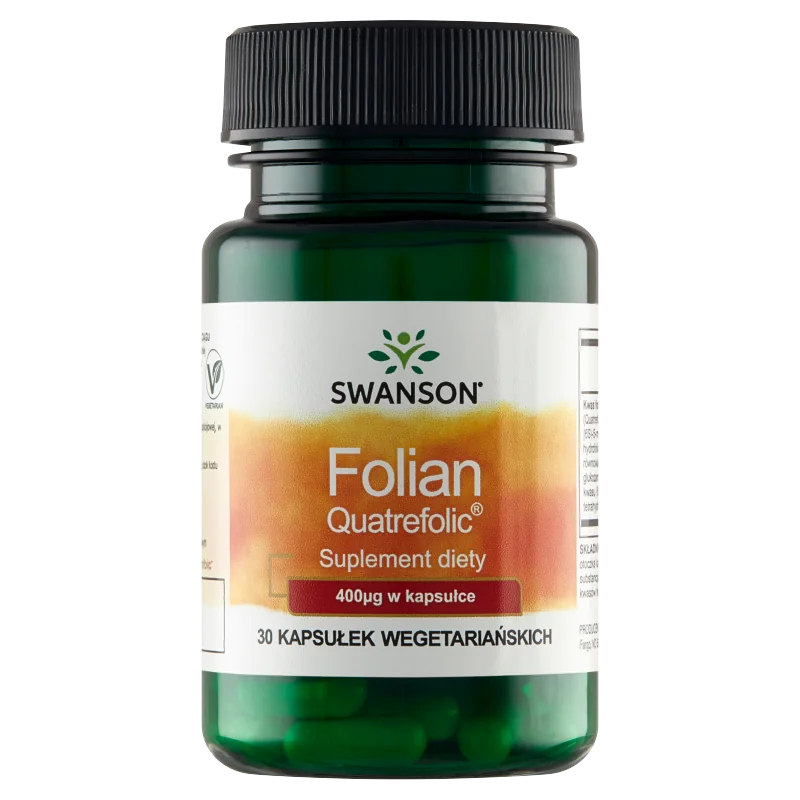 Swanson Folian Quatrefolic 400 mcg 30 kapsułek