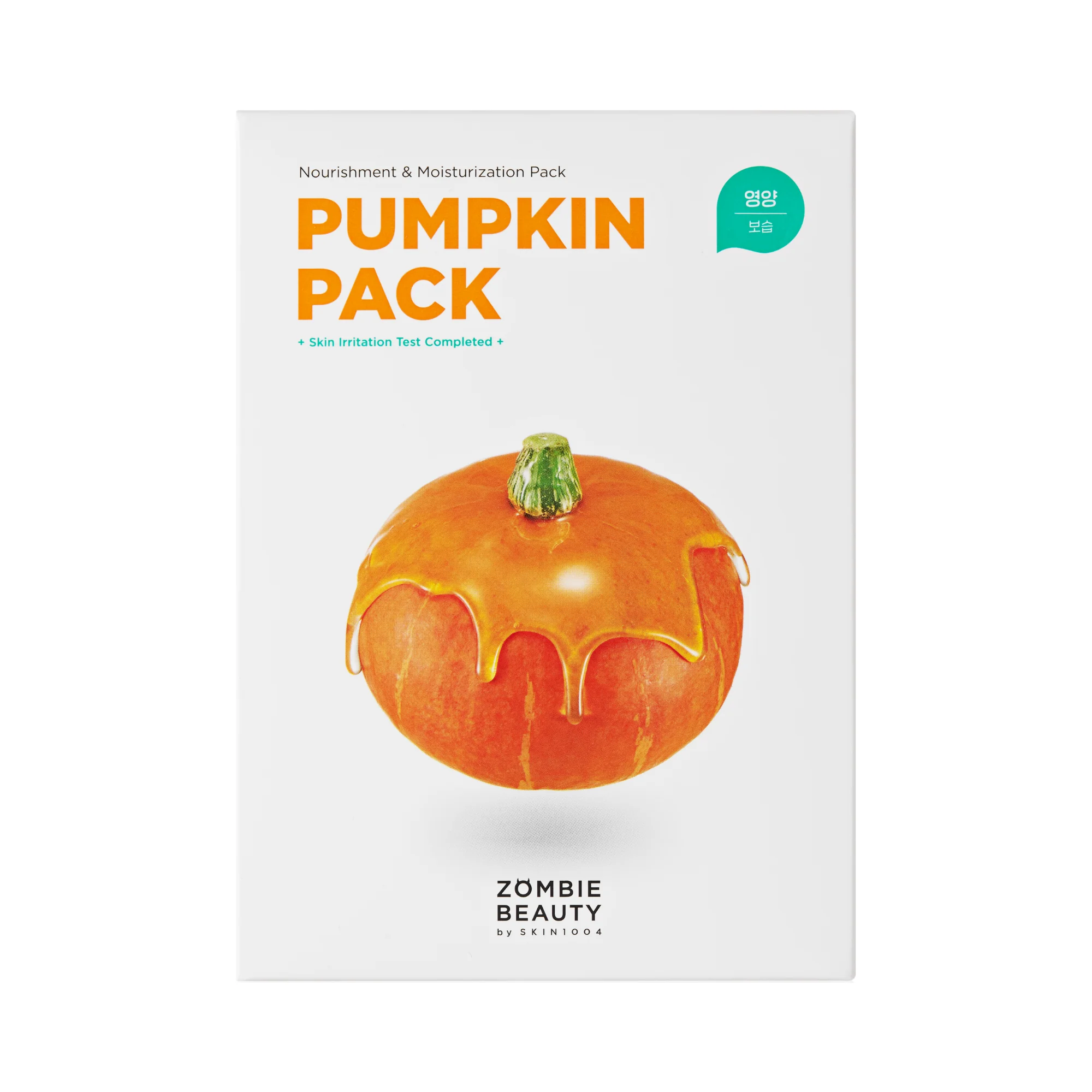 ZOMBIE BEAUTY by SKIN1004 Pumpkin Pack zestaw odżywczo-nawilżających masek do twarzy, 16 x 4 g