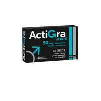 Actigra Forte, 0,05 g, 4 tabletki powlekane