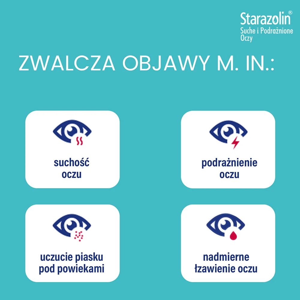 Starazolin Suche i Podrażnione Oczy krople do oczu, 10 ml
