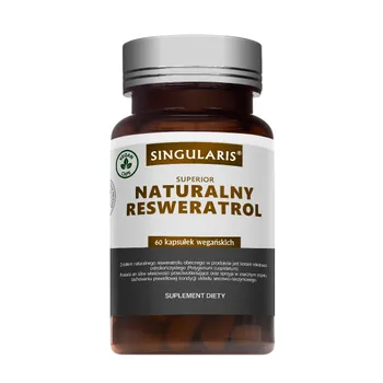 SINGULARIS Superior NATURALNY RESWERATROL, suplement diety, kapsułki, 60 sztuk 