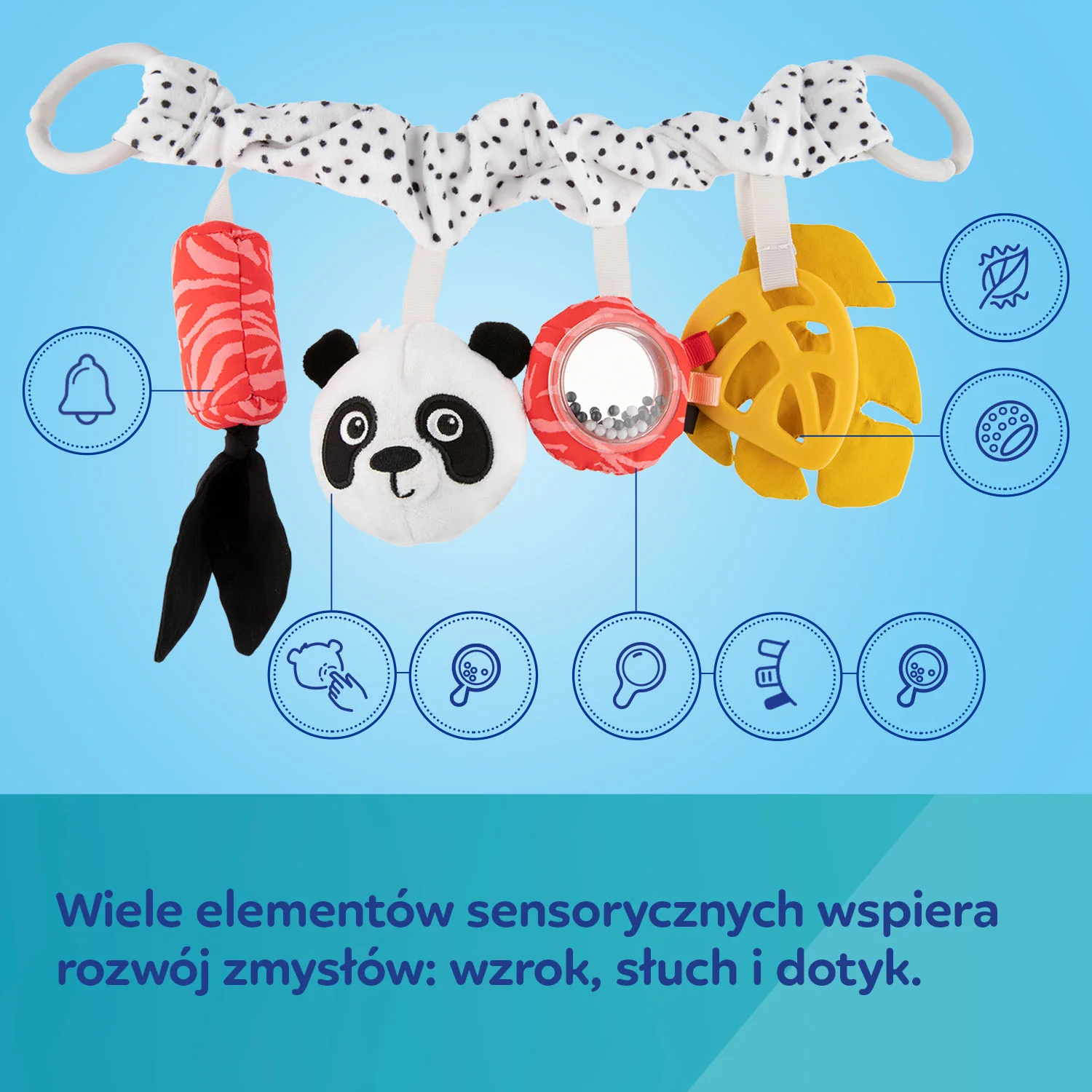 Canpol Babies BabiesBoo sensoryczna zawieszka do wózka 1 sztuka