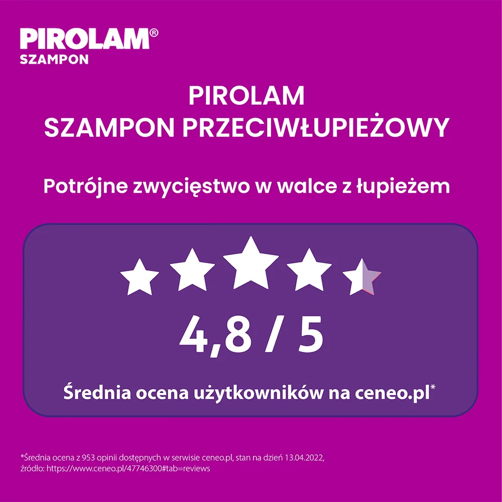 Pirolam szampon przeciwłupieżowy, 150 ml