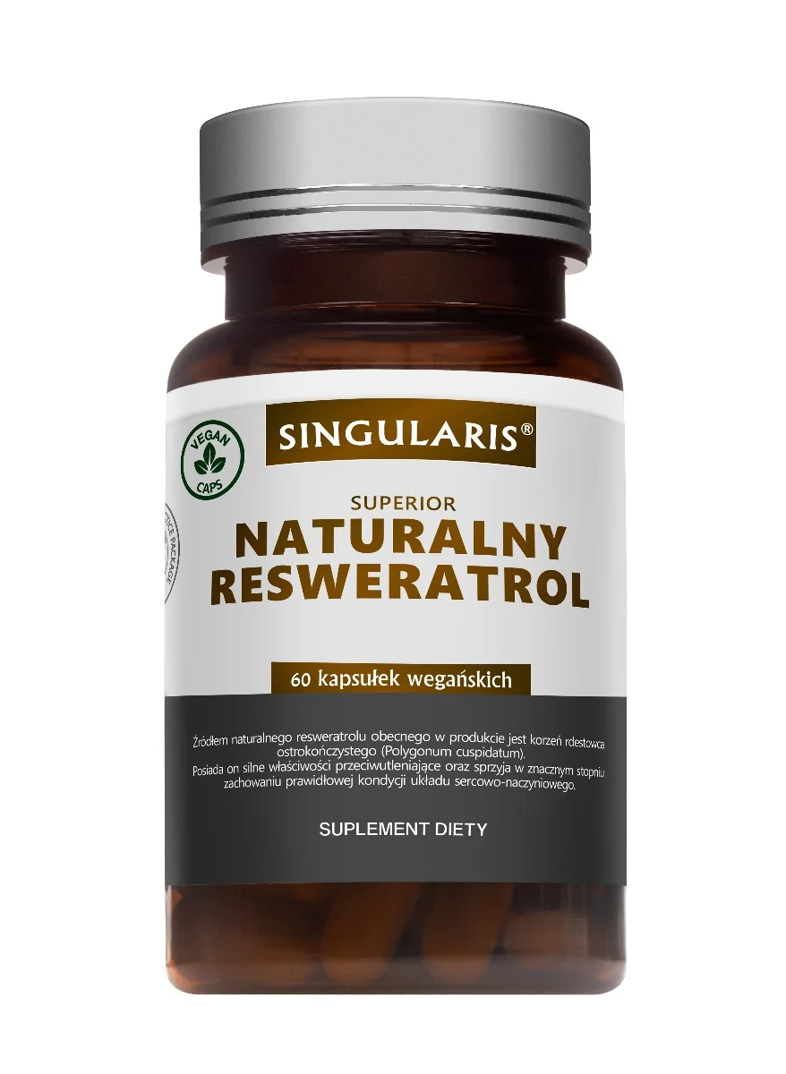 Singularis Superior Naturalny Resweratrol 60 kapsułek
