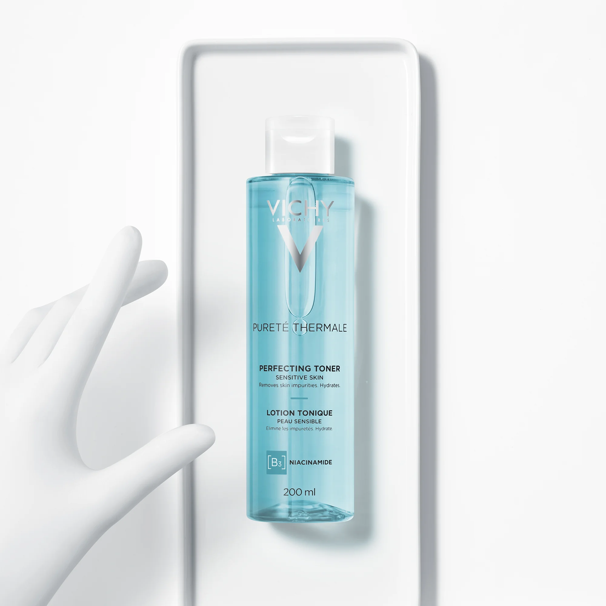 Vichy Purete Thermale odświeżający tonik do twarzy, 200 ml