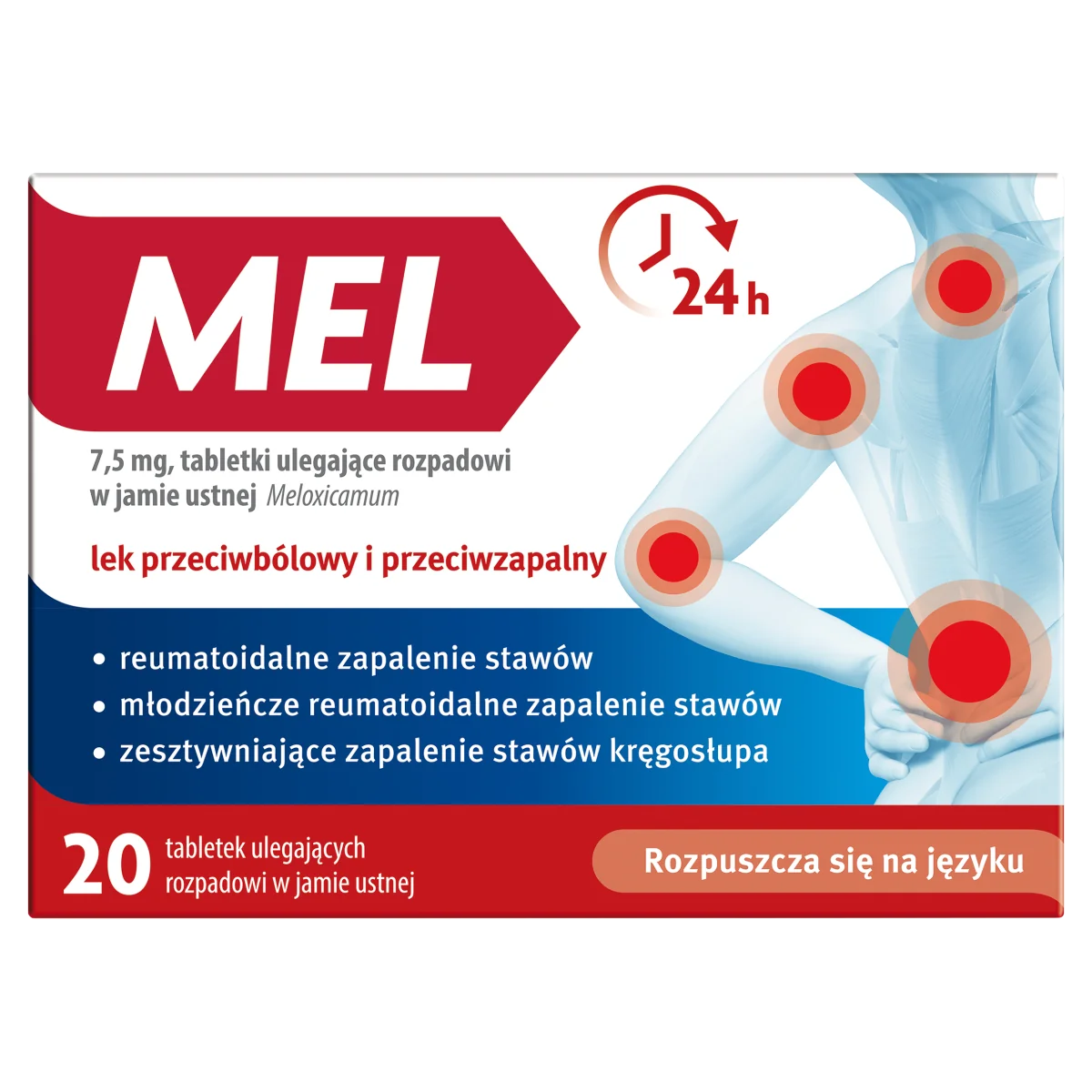 Mel 7,5 mg 20 tabletek