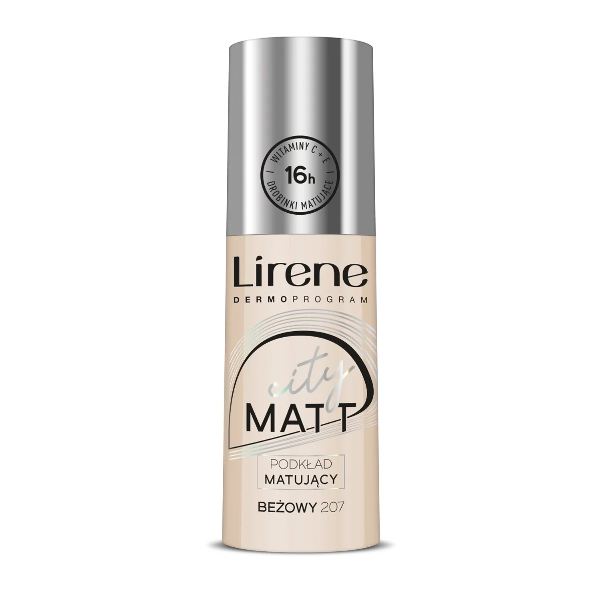 Lirene CITY MATT podkład matujący Beżowy 207