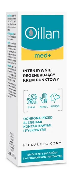 Oillan Med+, intensywnie regenerujący krem punktowy, 50 ml