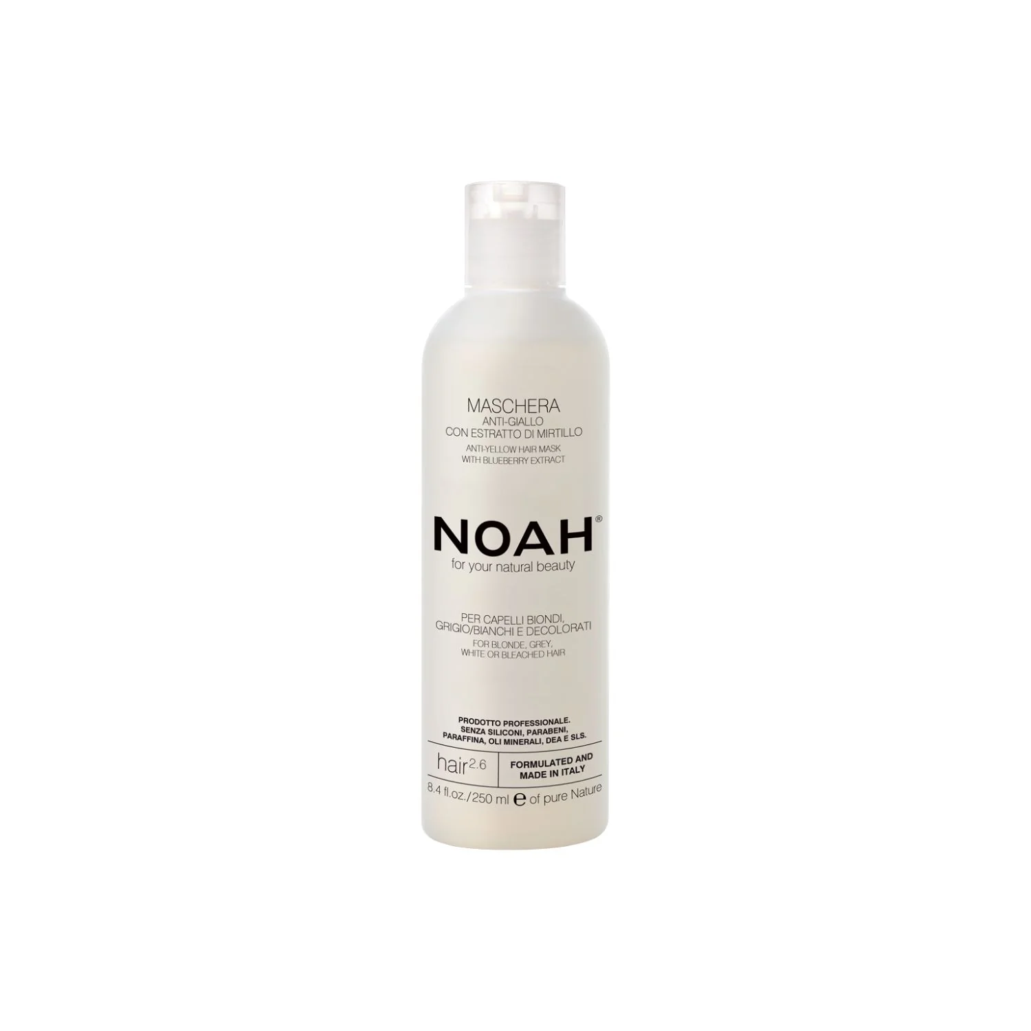 NOAH® 2.6 maska neutralizująca żółte tony z ekstraktem z borówki amerykańskiej, 250 ml