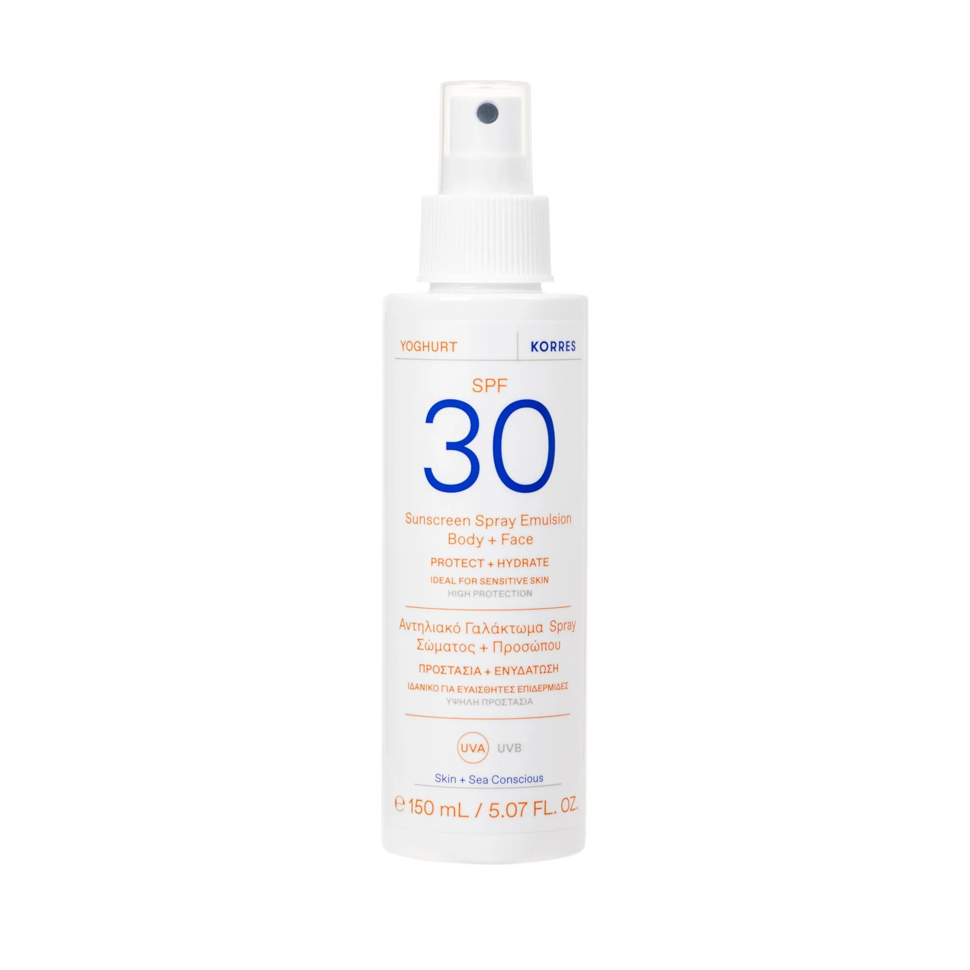 Korres Yoghurt spray do ciała i twarzy SPF 30, 150 ml