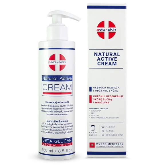 Beta Skin Natural Active Cream Krem do ciała i twarzy, 250 ml