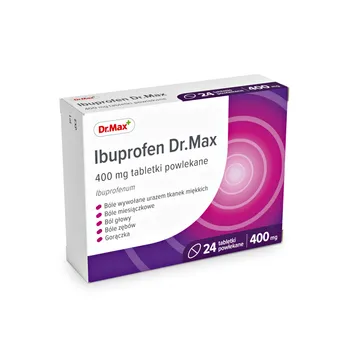 Ibuprofen Dr.Max, 400 mg, 24 tabletki 
