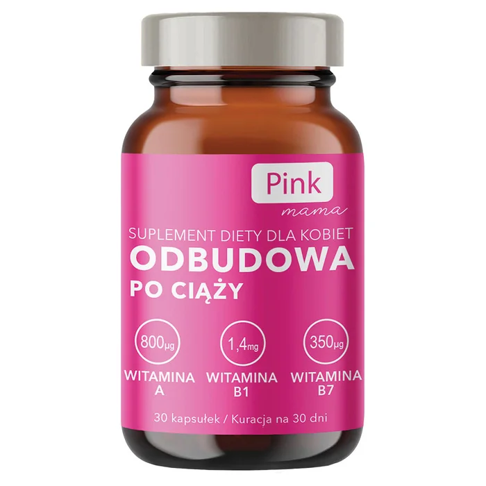 PINK MAMA odbudowa po ciąży, 30 kapsułek