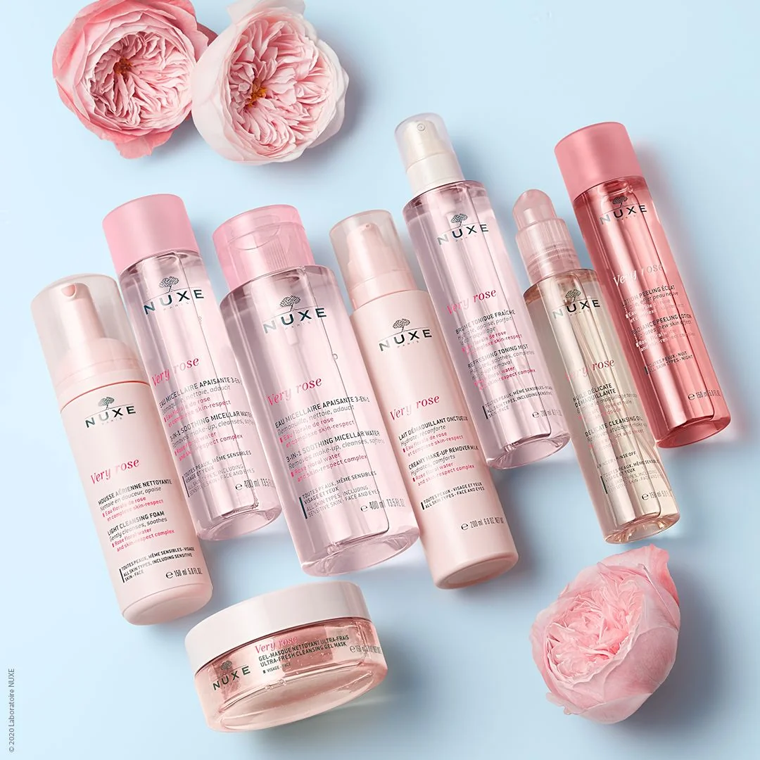 Nuxe Very Rose peeling rozświetlająco-złuszczający, 200 ml