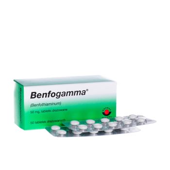 Benfogamma 50 mg, 50 tabletek drażowanych 