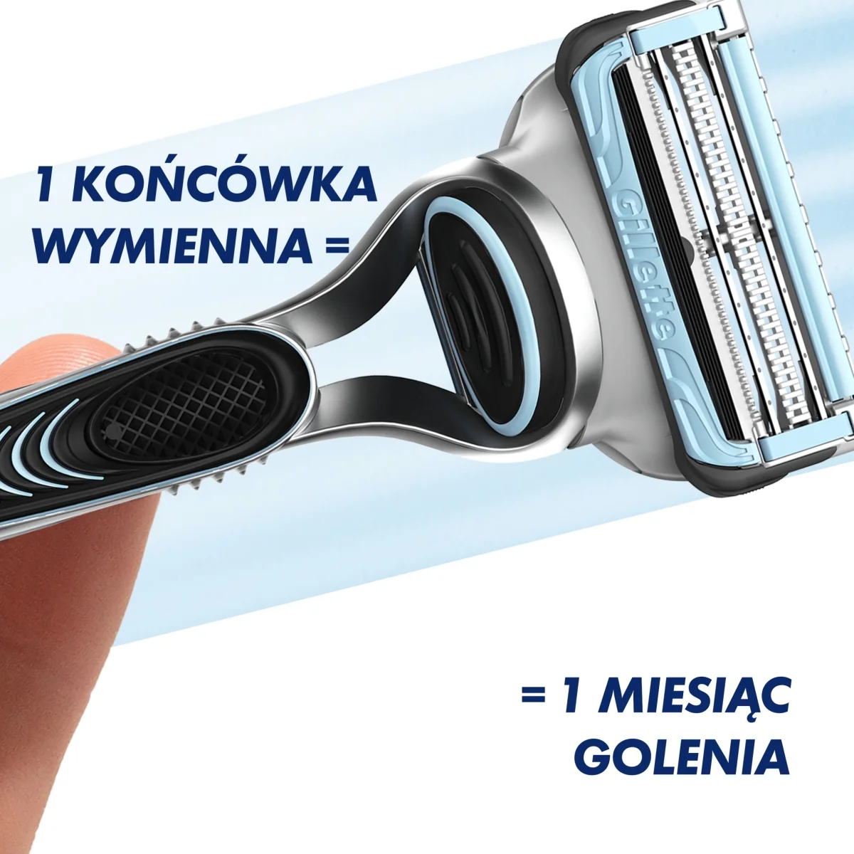 Gillette SkinGuard Sensitive ostrza wymienne do maszynki do golenia dla mężczyzn, 8 sztuk