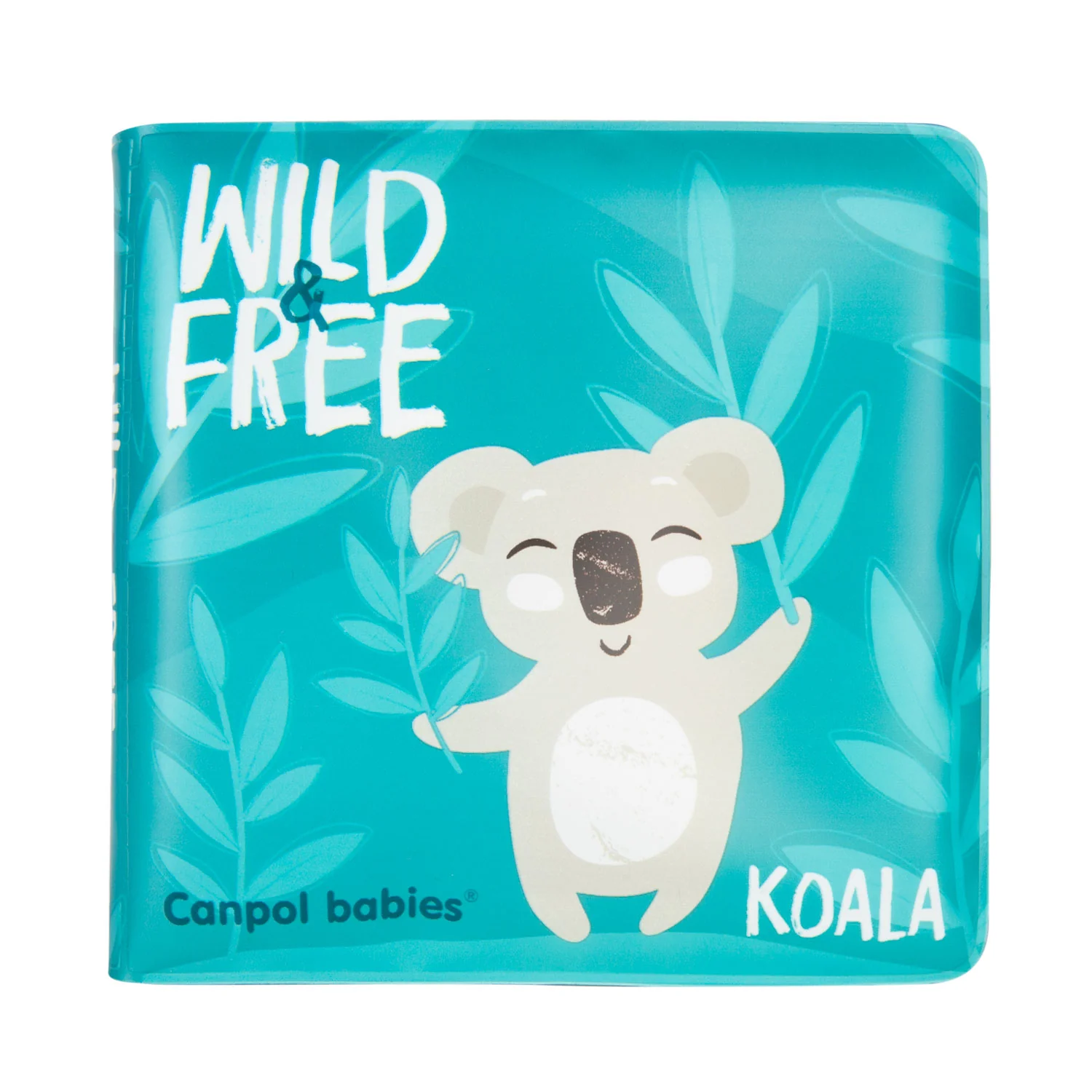 Canpol Babies Miękka książeczka kąpielowa z piszczkiem WILD ANIMALS 1 sztuka