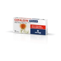 Cefalgin MigraPlus, 0,25g+0,15g+0,05g, 10 tabletek