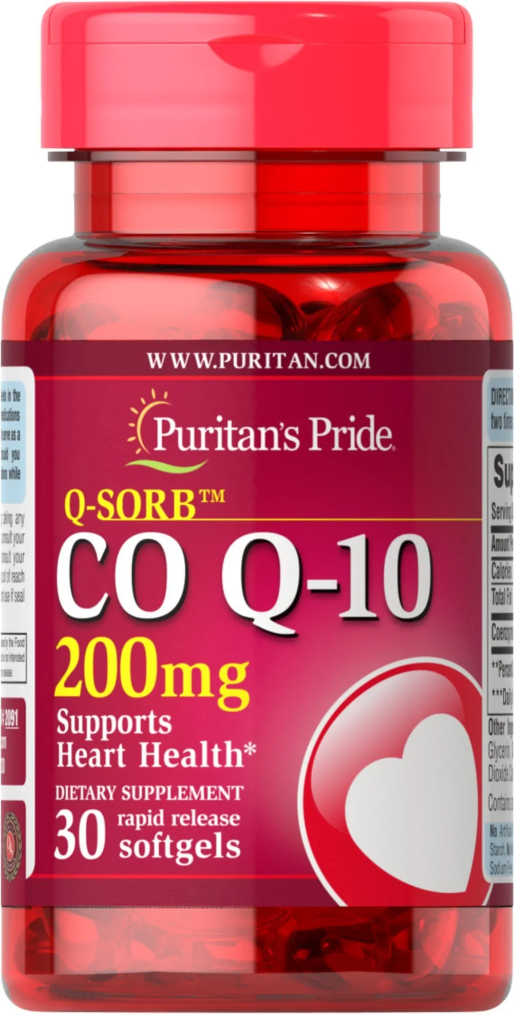 Koenzym Q-10, suplement diety, 200 mg, 30 kapsułek
