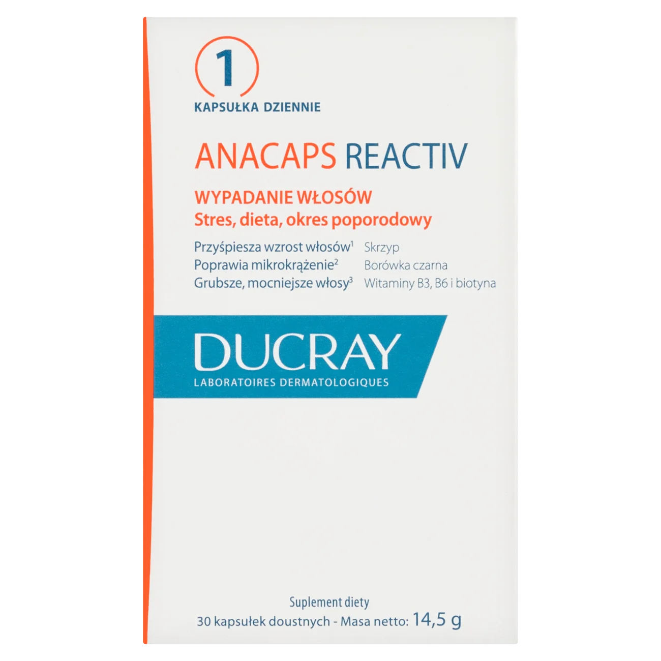 Ducray Anacaps Reactiv 30 kapsułek
