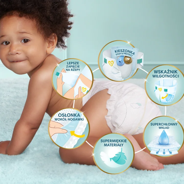 Pampers Premium Care pieluchy, rozmiar 5, 44 szt.