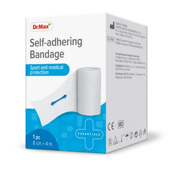 Self-adhering Bandage Dr.Max, samoprzylepny bandaż elastyczny 8 cm x 4 m, 1 sztuka 
