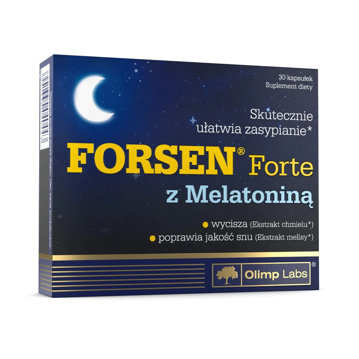 Olimp Forsen Forte z Melatoniną, suplement diety, 30 kapsułek
