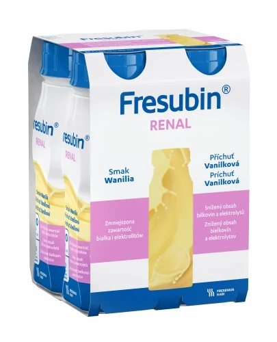 Fresubin Renal płyn, smak waniliowy, 4 x 200 ml