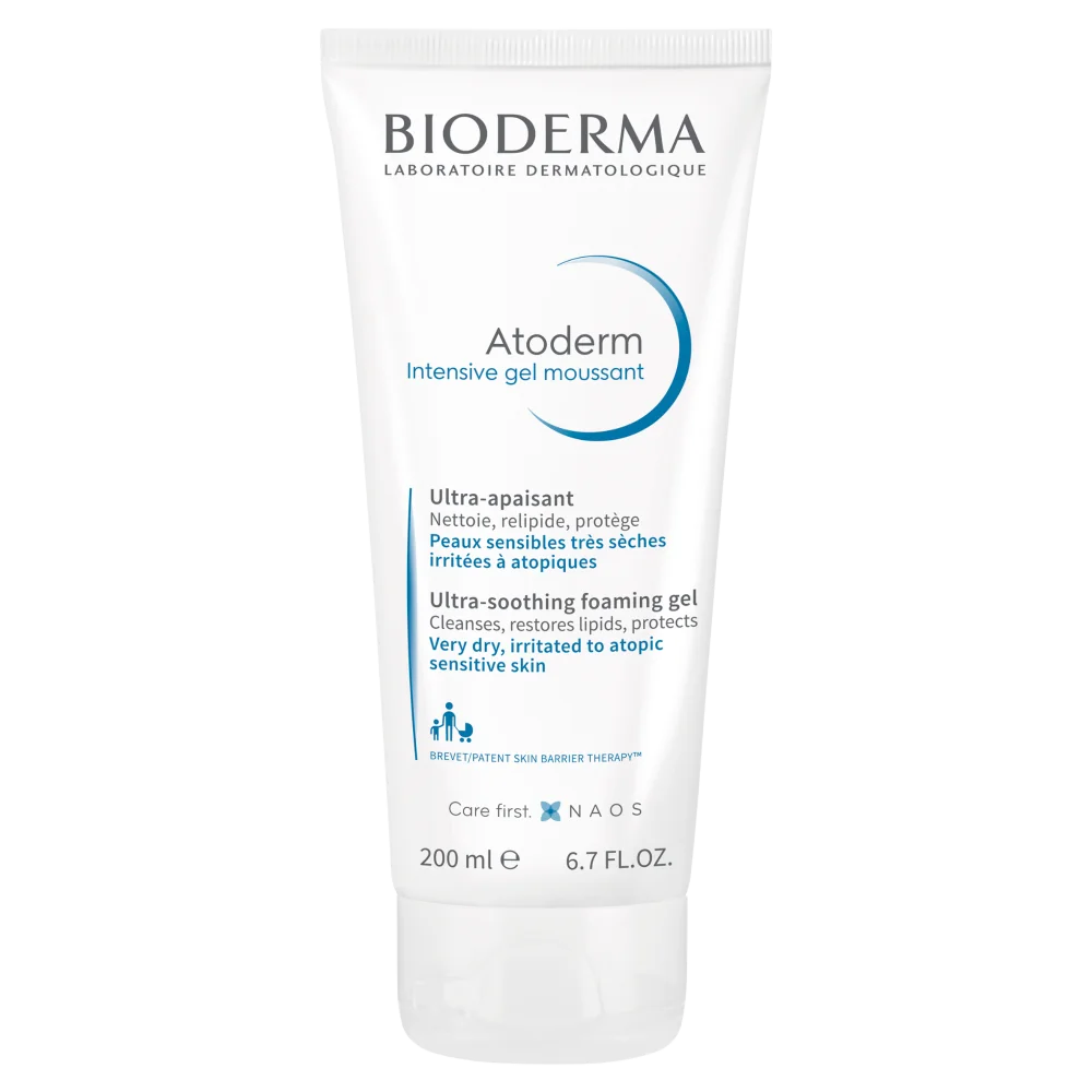 Bioderma Atoderm Intensive, żel oczyszczający i natłuszczający, 200 ml