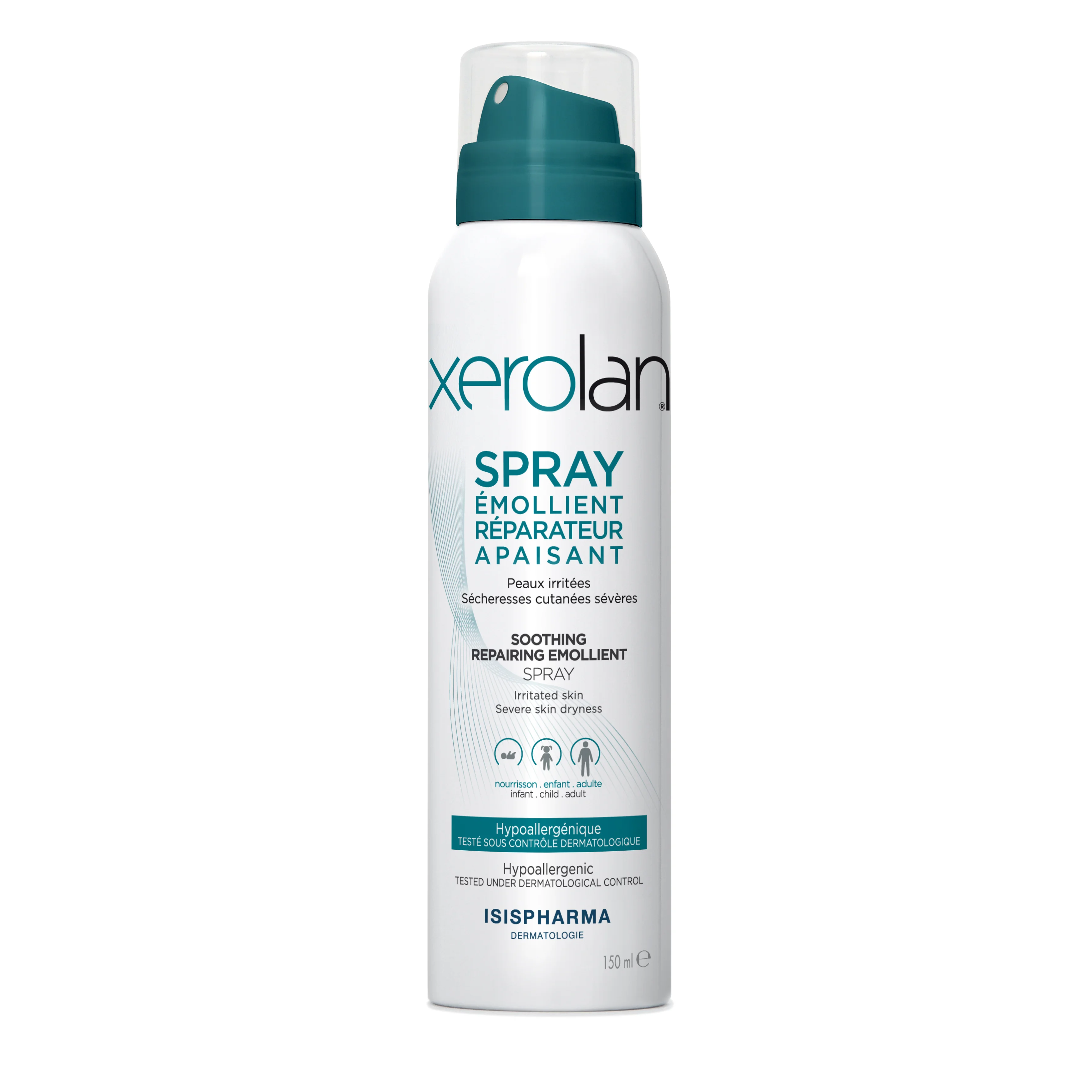 Isispharma Xerolan Emolient w sprayu kojąco-naprawczy, 150 ml