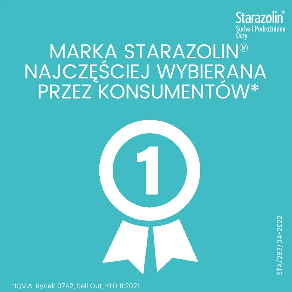 Starazolin Suche i Podrażnione Oczy krople do oczu, 10 ml