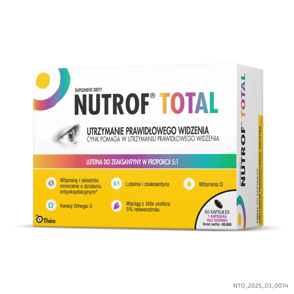 Nutrof Total z witaminą D3 60 kapsułek