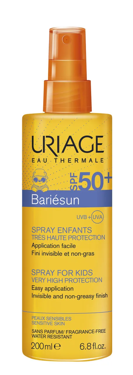 Uriage Bariesun, spray dla dzieci, SPF 50+, 200 ml