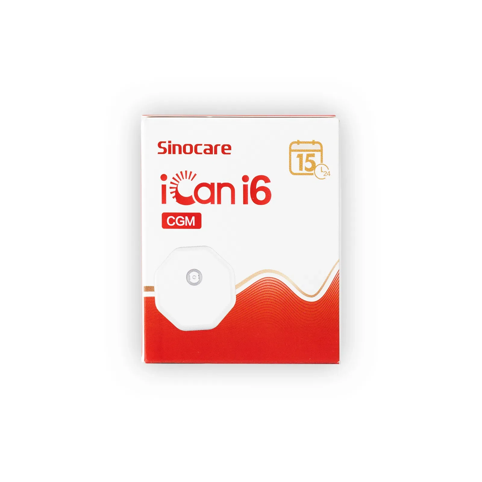 Sinocare iCan i6 CGM sensor do systemu ciągłego monitorowania glikemii, 1 sztuka
