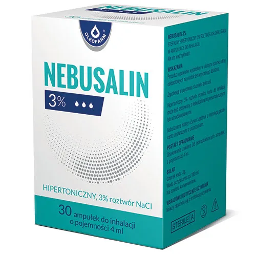 Nebusalin 3%, 30 ampułek po 4 ml