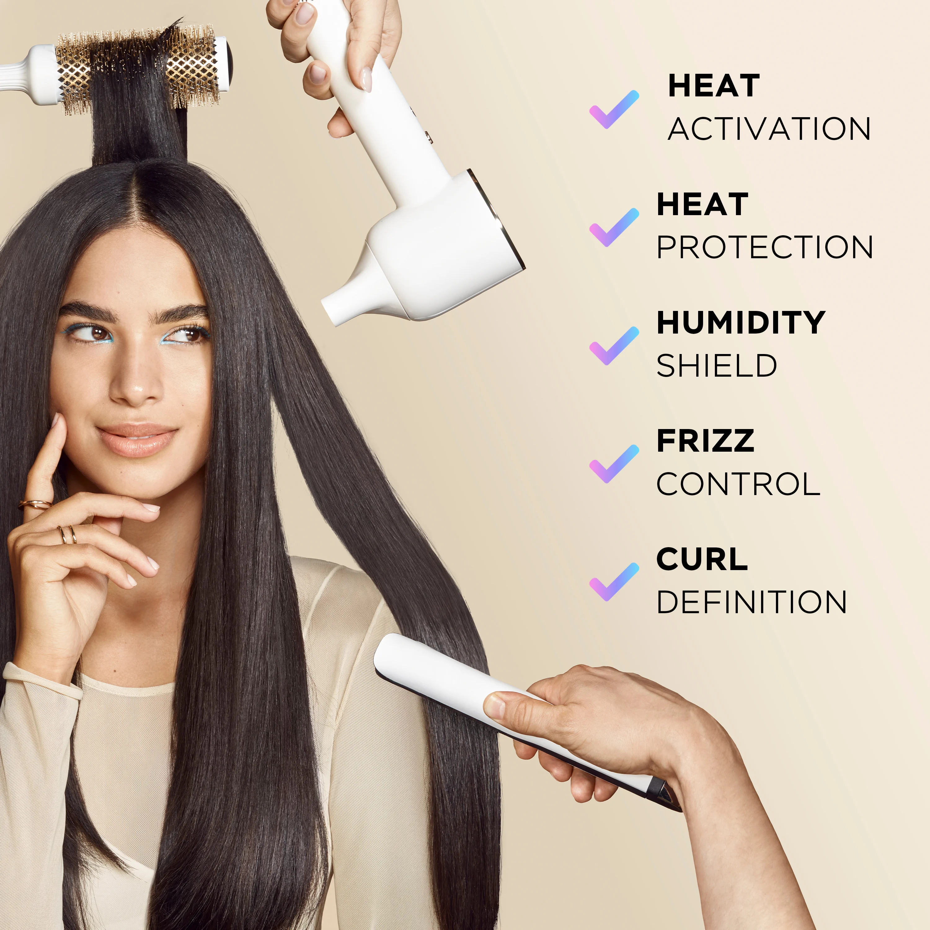 Pantene Pro-V Hydration Recharge Heat & Glow krem termoochronny bez spłukiwania, 135 ml