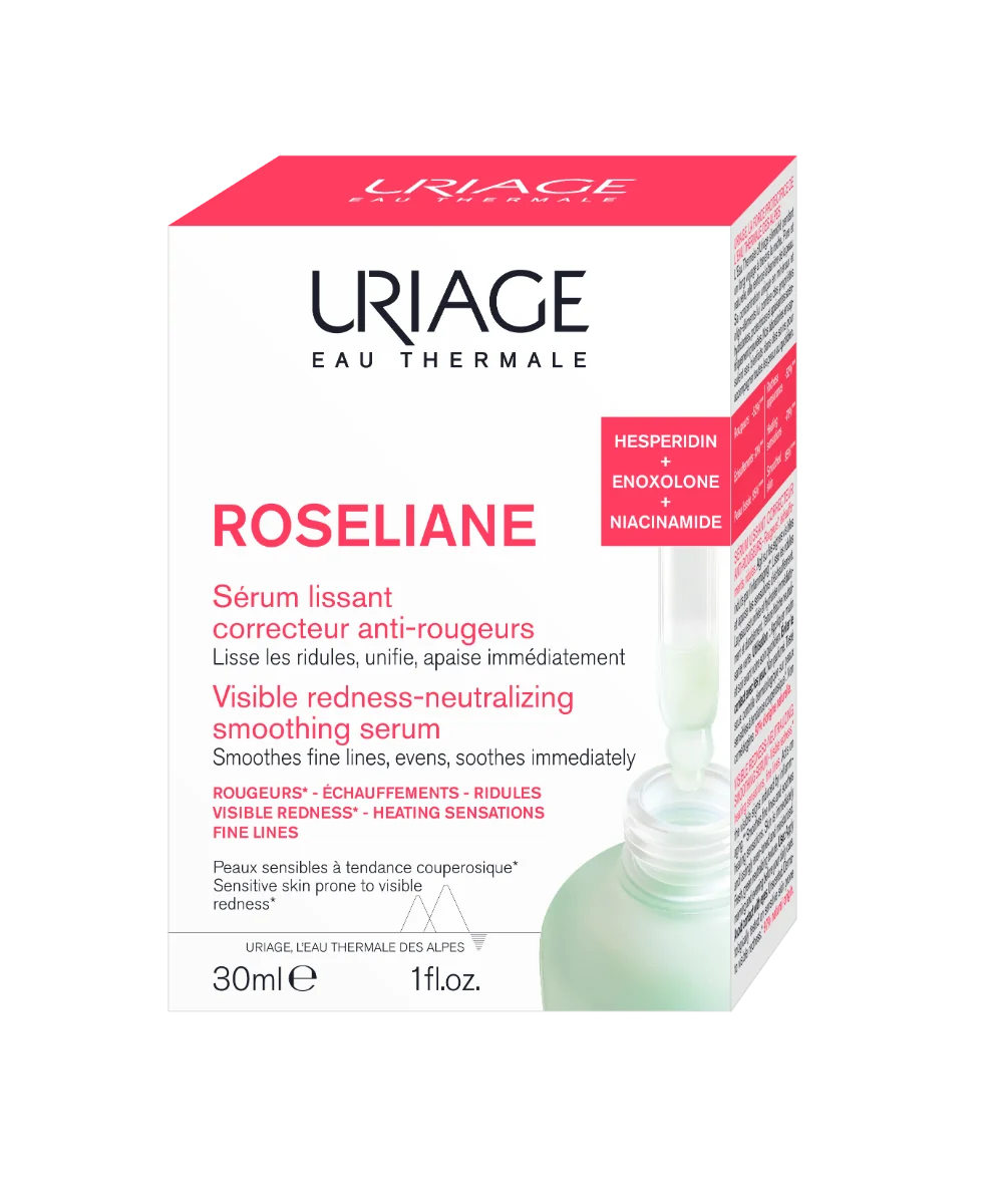 Uriage Roseliane serum wygładzające neutralizujące zaczerwienienia, 30 ml