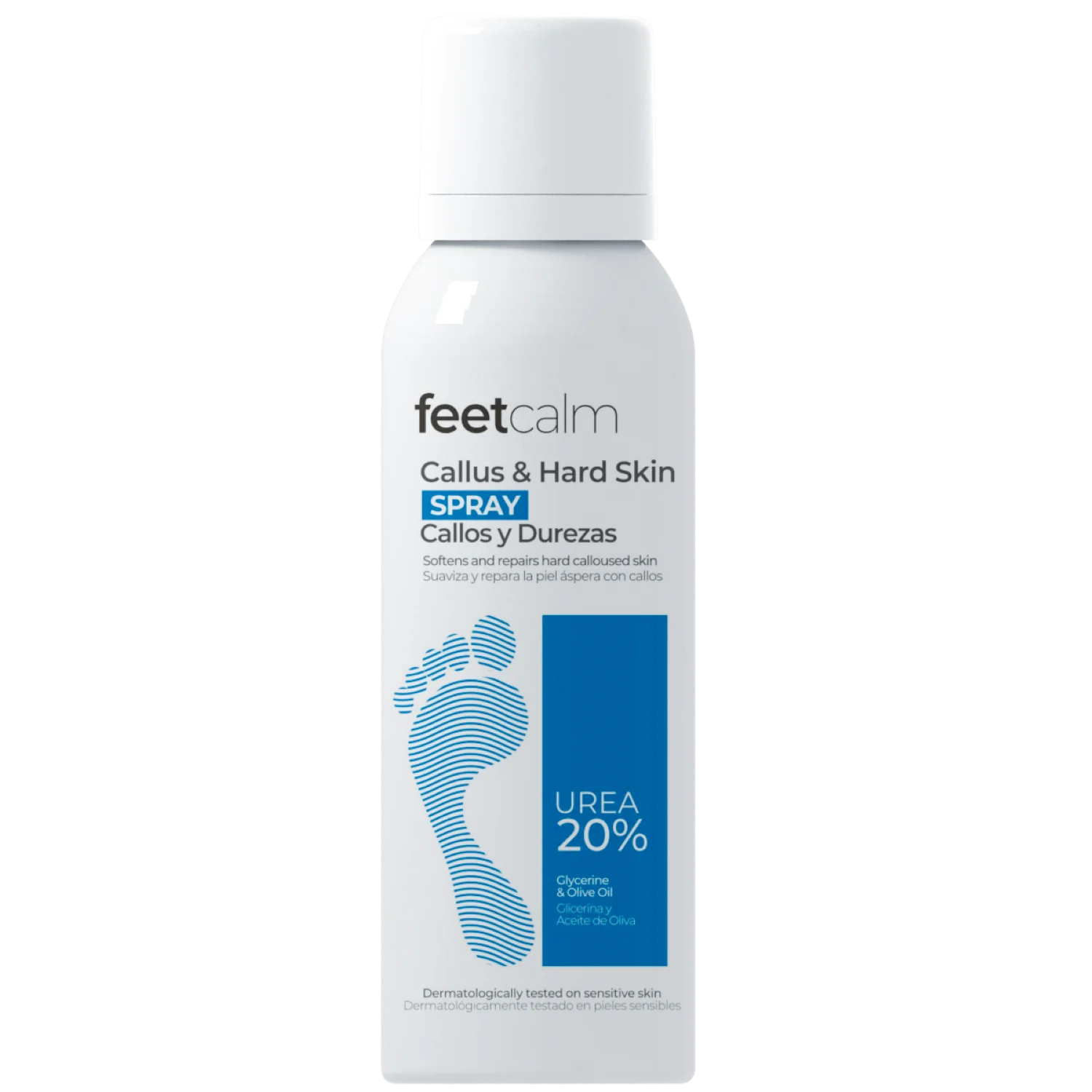 Feetcalm Callus & Hard Skin spray do stóp zmiękczający 20% mocznik, 75 ml