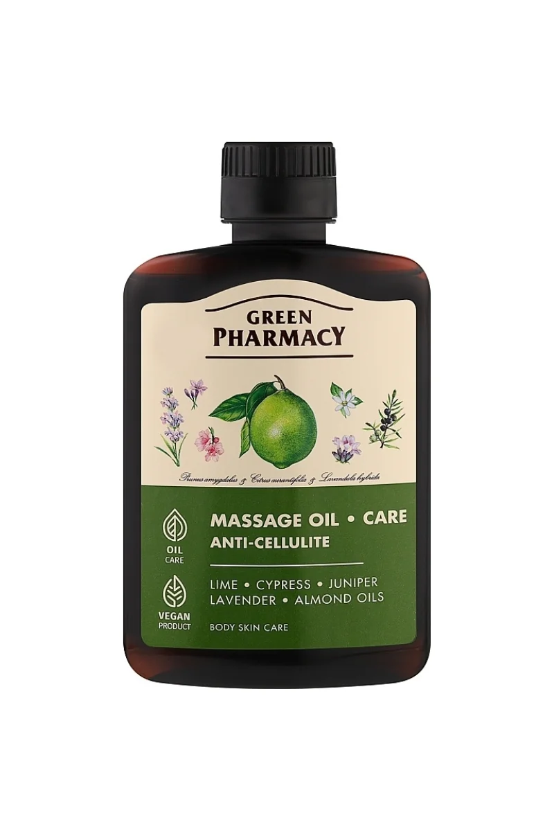 Green Pharmacy olejek do pielęgnacji i masażu antycellulitowy, 200 ml