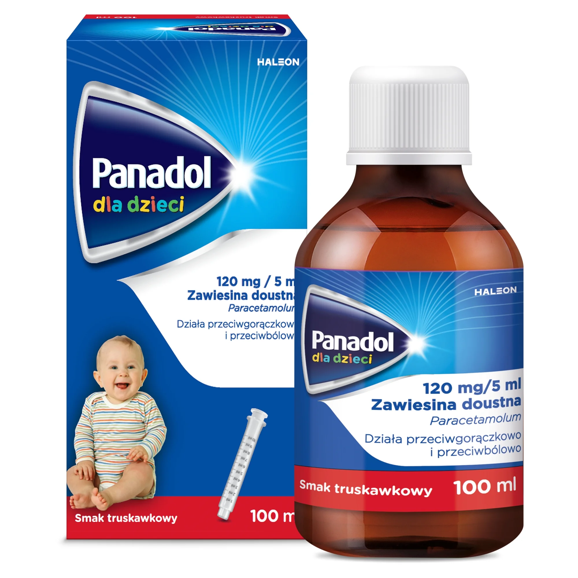 Panadol dla dzieci 120 mg/5 ml , zawiesina, 100 ml