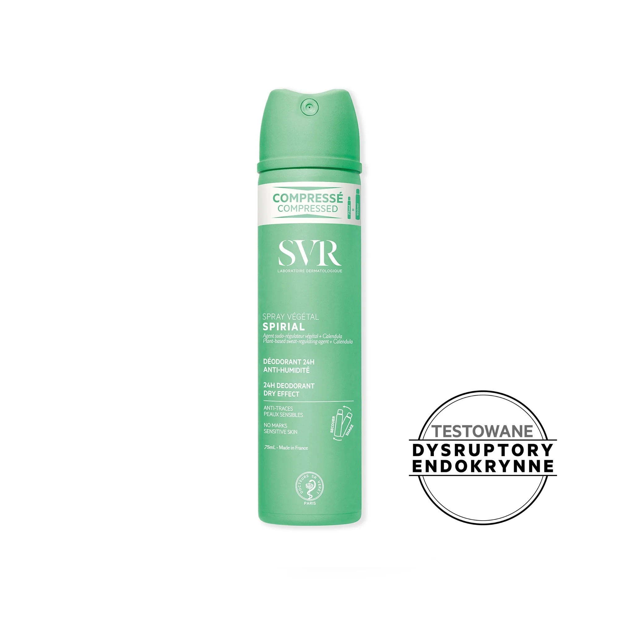 SVR Spirial Spray Vegetal dezodorant, 75 ml